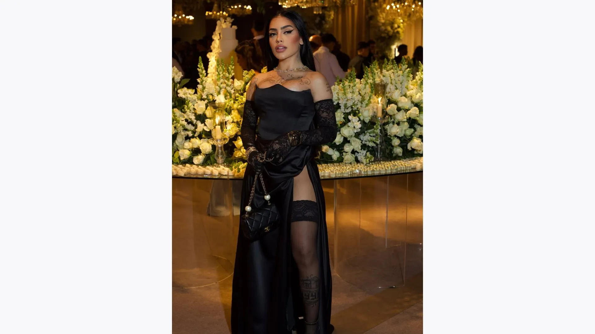 Vestido da MC Mirella tinha fenda secreta