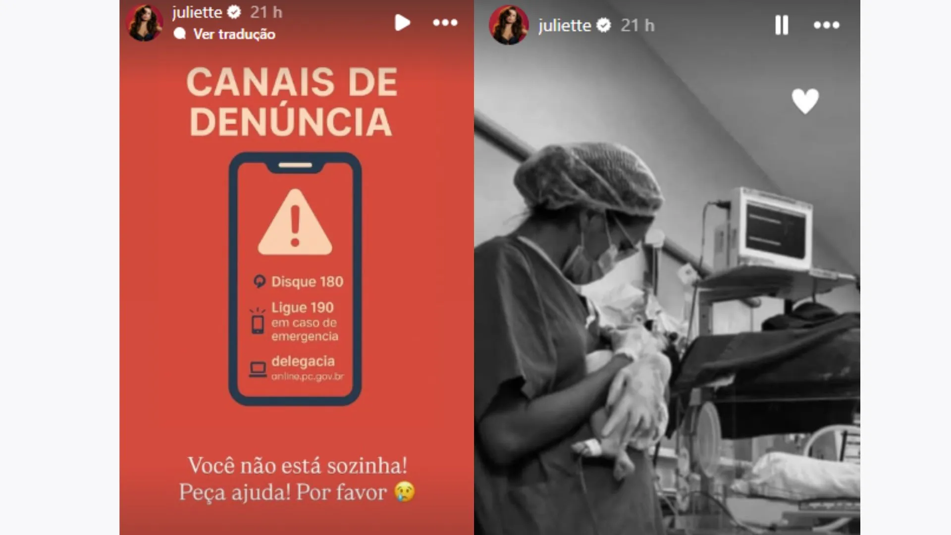 Imagem ilustrativa da imagem Juliette se pronuncia após amiga ser encontrada morta: "Angustiada"