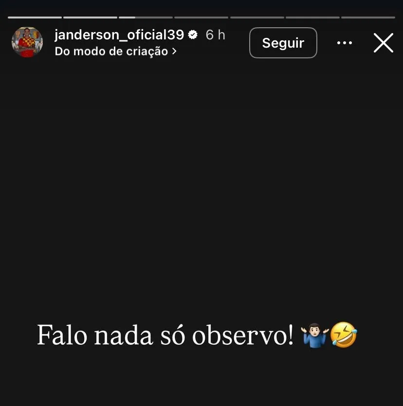 Imagem ilustrativa da imagem Negociado pelo Vitória, Janderson 'tira onda' com queda do Nordestão
