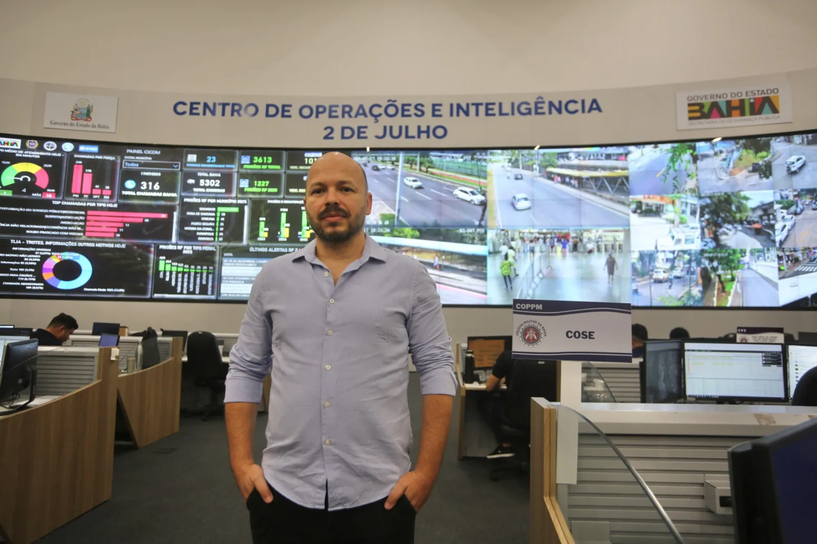 Capitão Marcelo, diretor de Operações e
coordenador de Operações PM CICOM Capital / RMS