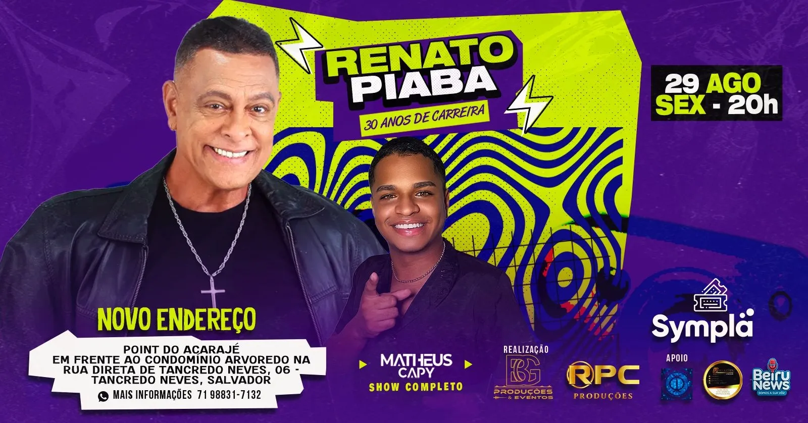 Imagem ilustrativa da imagem Agenda Cultural Salvador: Festival A TARDE FM, show de Fagner e mais