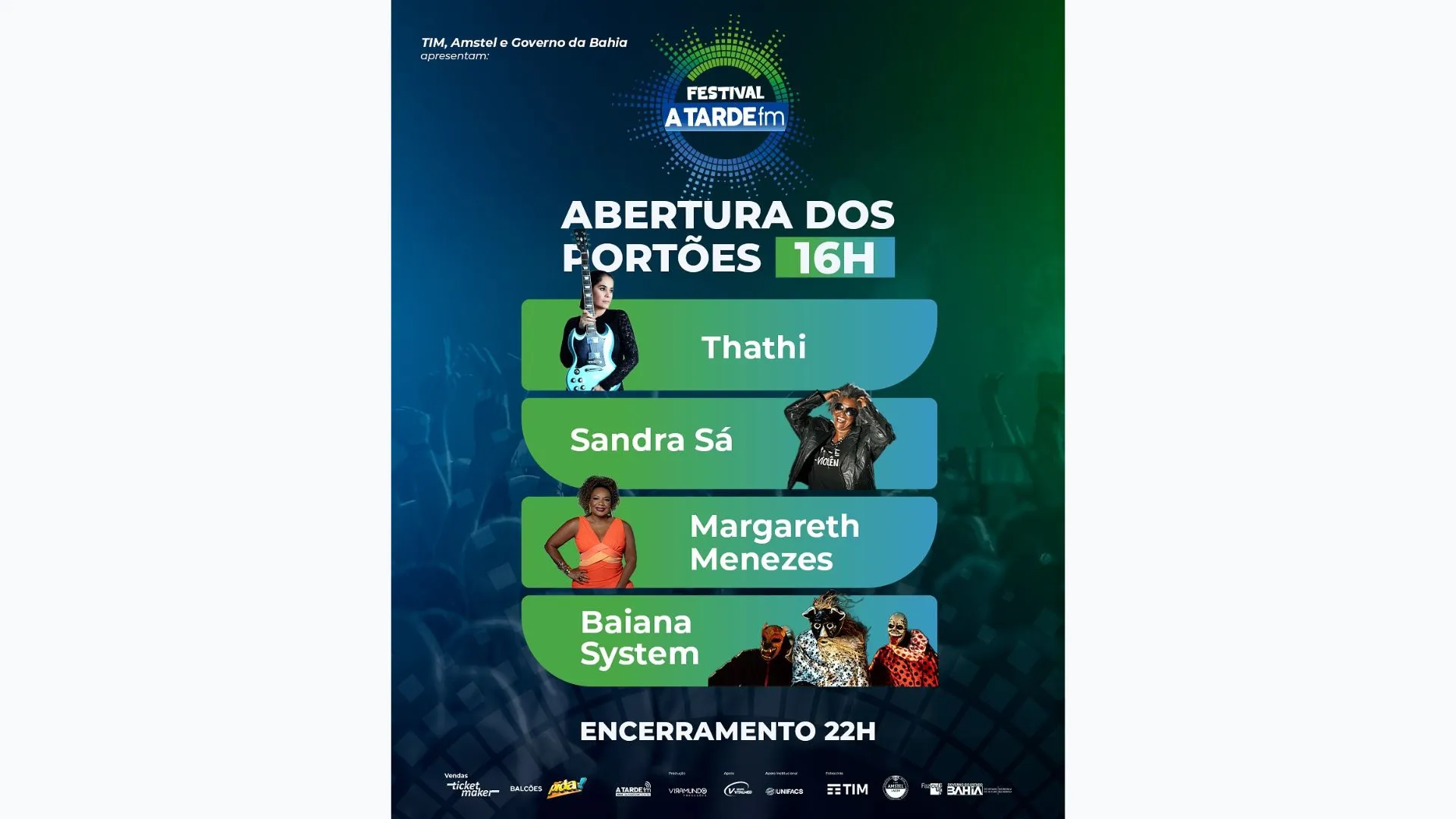 Imagem ilustrativa da imagem Agenda Cultural Salvador: Festival A TARDE FM, show de Fagner e mais