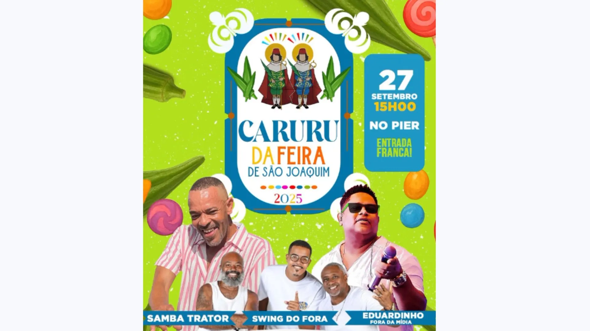 Imagem ilustrativa da imagem Agenda Cultural: Salvador terá 'finde' com carurus, sambas e festivais