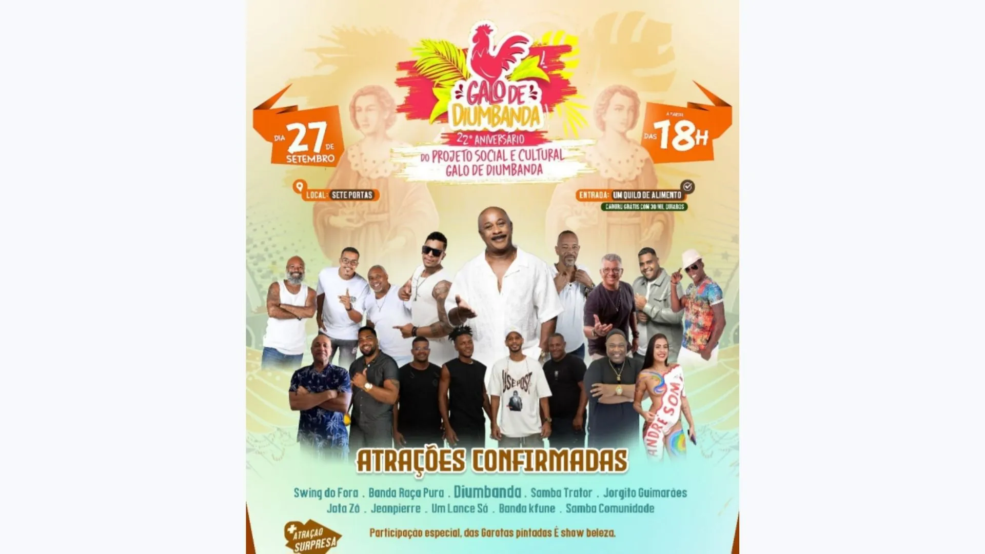 Imagem ilustrativa da imagem Agenda Cultural: Salvador terá 'finde' com carurus, sambas e festivais