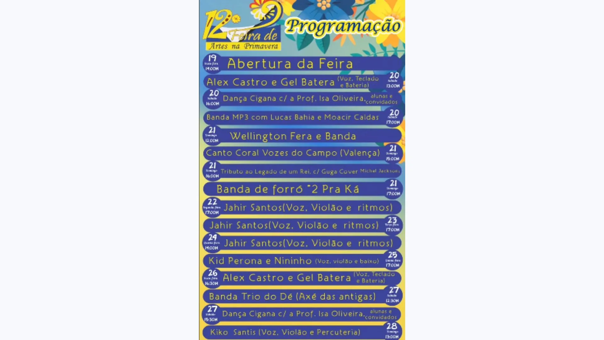 Imagem ilustrativa da imagem Agenda: Salvador terá Festival da Primavera, show de Fantasmão e mais