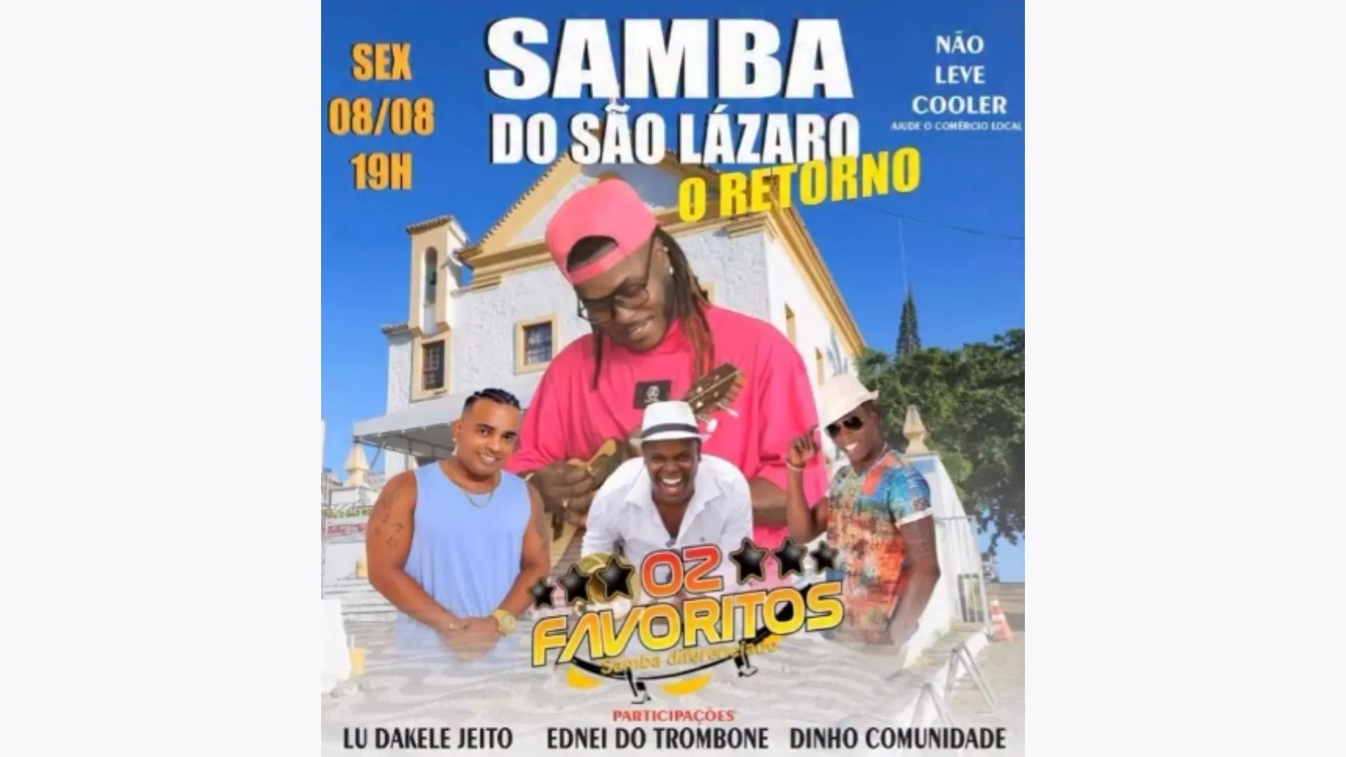Imagem ilustrativa da imagem Agenda: Salvador terá Flipelô, Samba do São Lázaro e muito mais