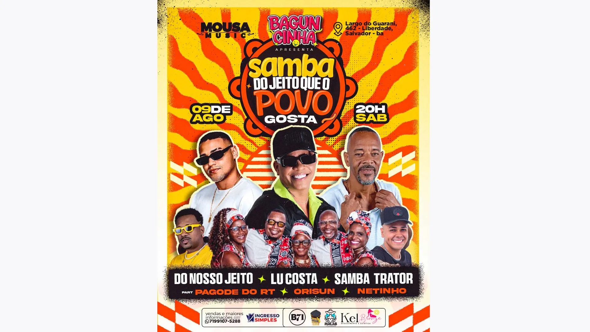 Imagem ilustrativa da imagem Agenda: Salvador terá Flipelô, Samba do São Lázaro e muito mais