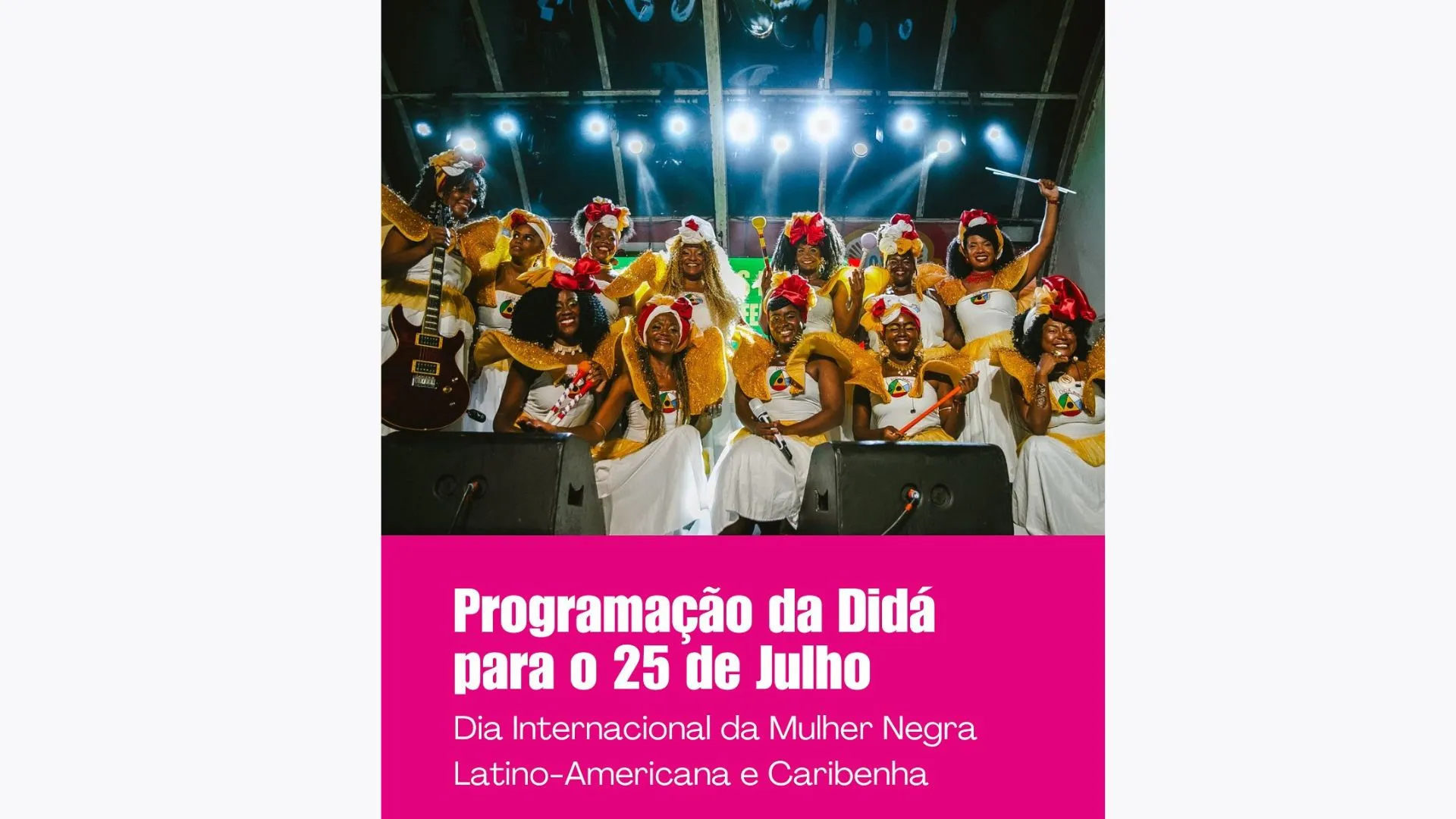 Imagem ilustrativa da imagem Agenda: Salvador terá fim de semana agitado com Julho das Pretas