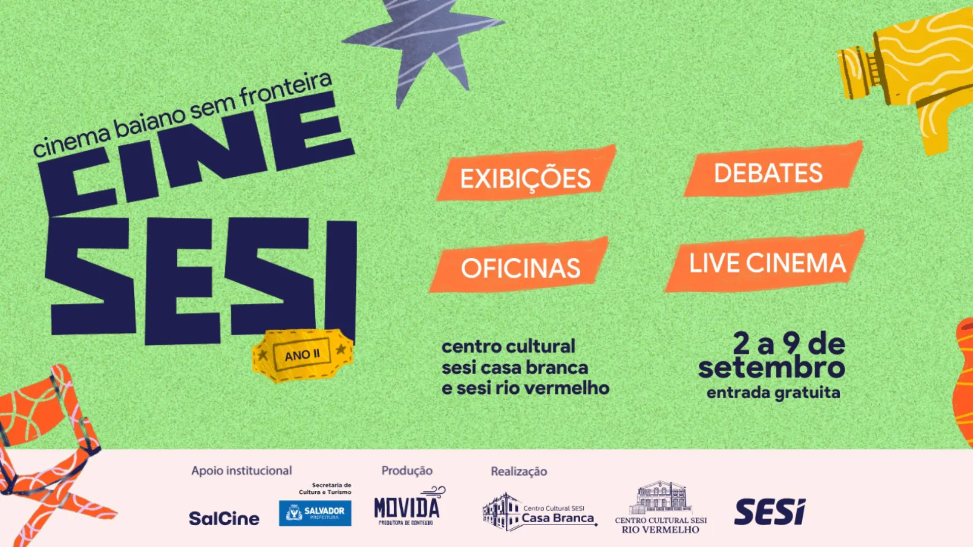 Imagem ilustrativa da imagem Agenda cultural: Salvador inicia setembro com eventos diversos