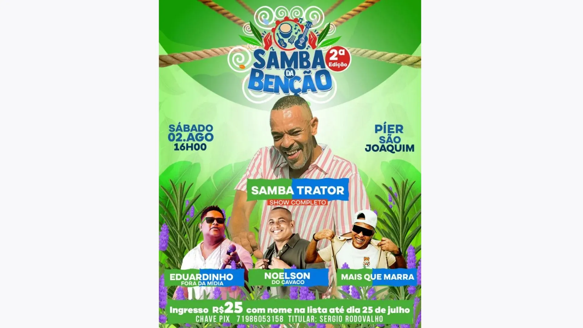 Imagem ilustrativa da imagem Agenda cultural: saiba o que vai rolar no fim de semana em Salvador