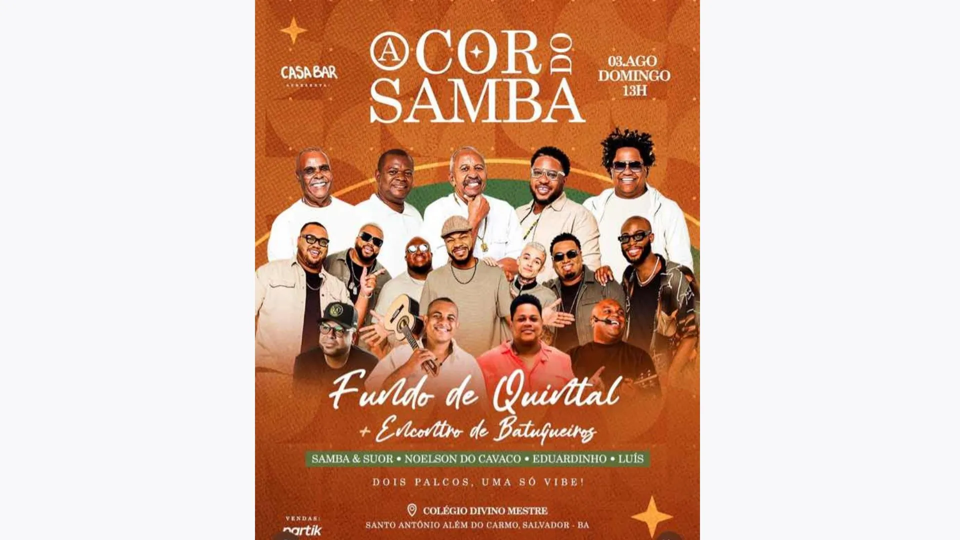 Imagem ilustrativa da imagem Agenda cultural: saiba o que vai rolar no fim de semana em Salvador
