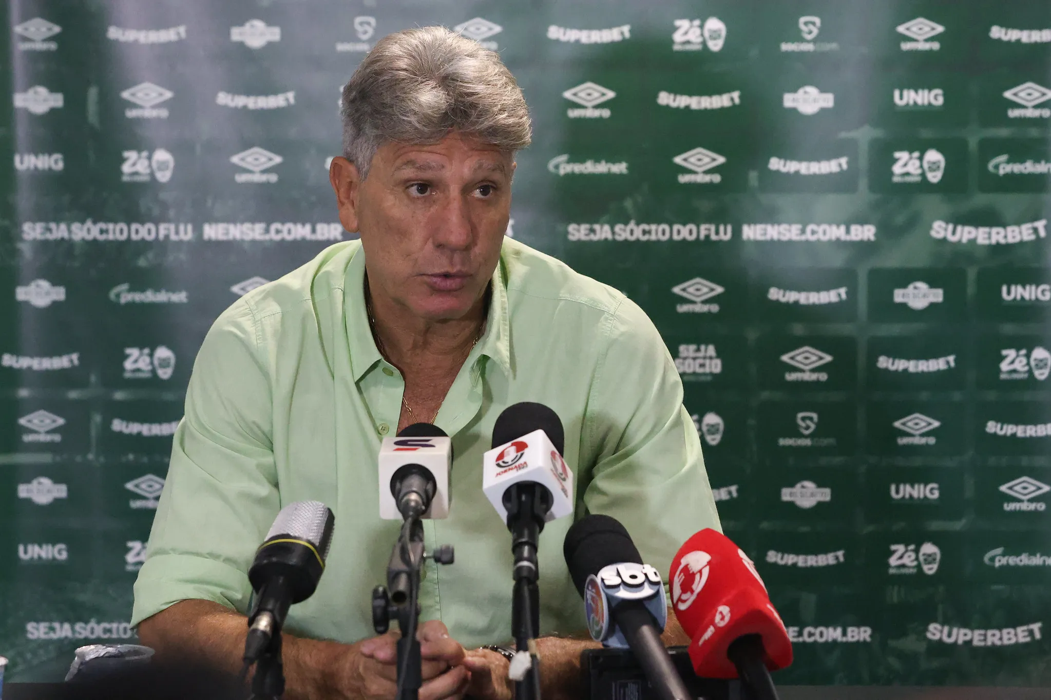 Comandante do time carioca chorou bastante na coletiva pós-jogo