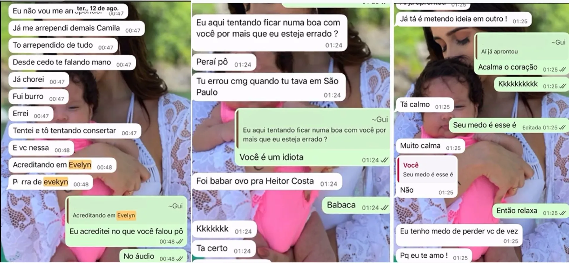 Briga de Camillinha e Guimê Santos