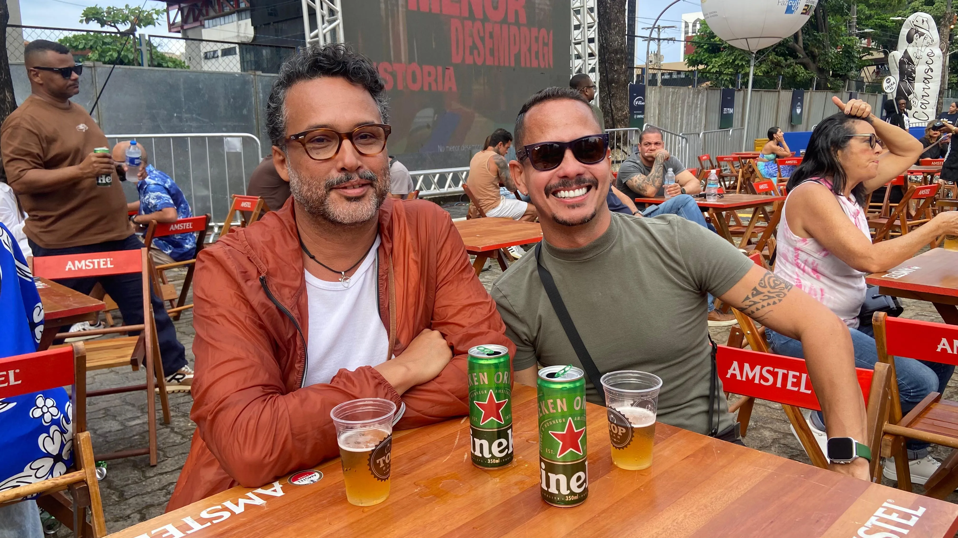 Marcelo Reis, à esquerda, e André Correia