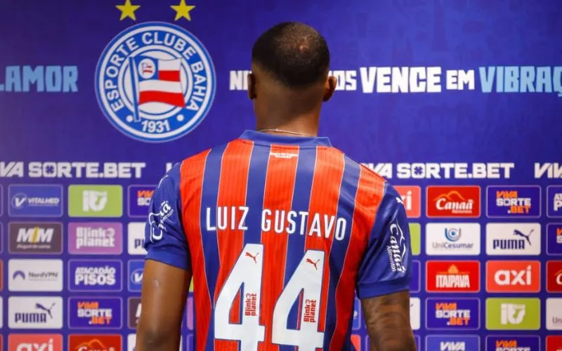 Luiz Gustavo: novo camisa 44 do Bahia
