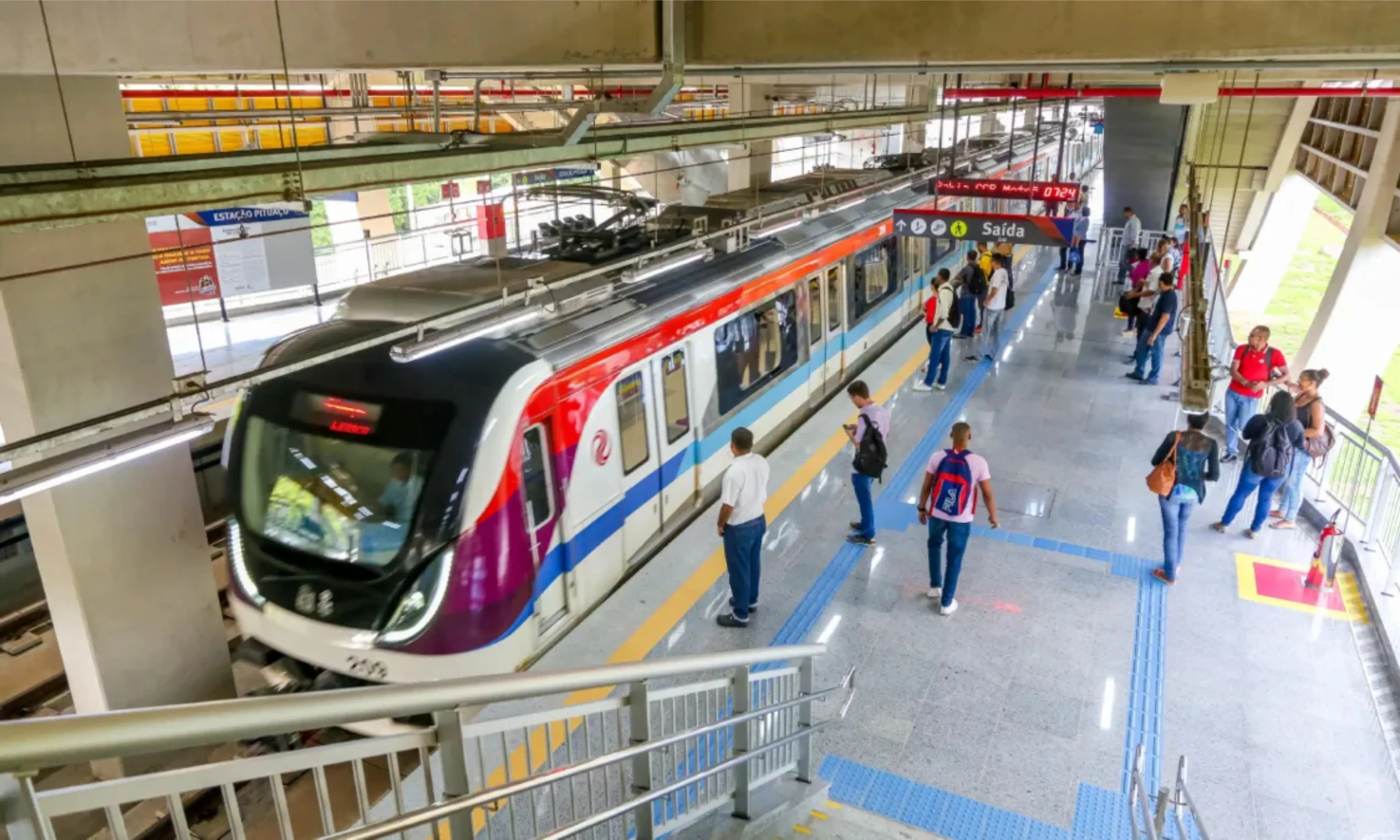 Metrô vai funcionar em horário prolongado para atender rubro-negros