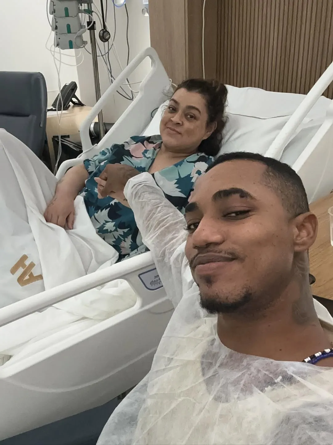 O Kannalha visitou Preta Gil no hospital