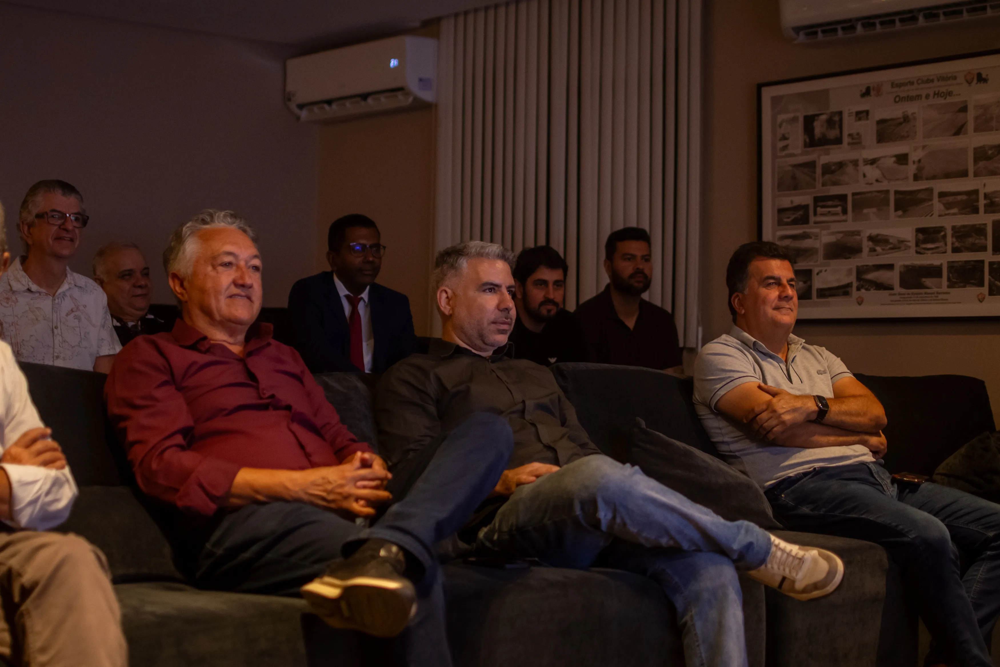 Dirigentes do Vitória presentes no encontro