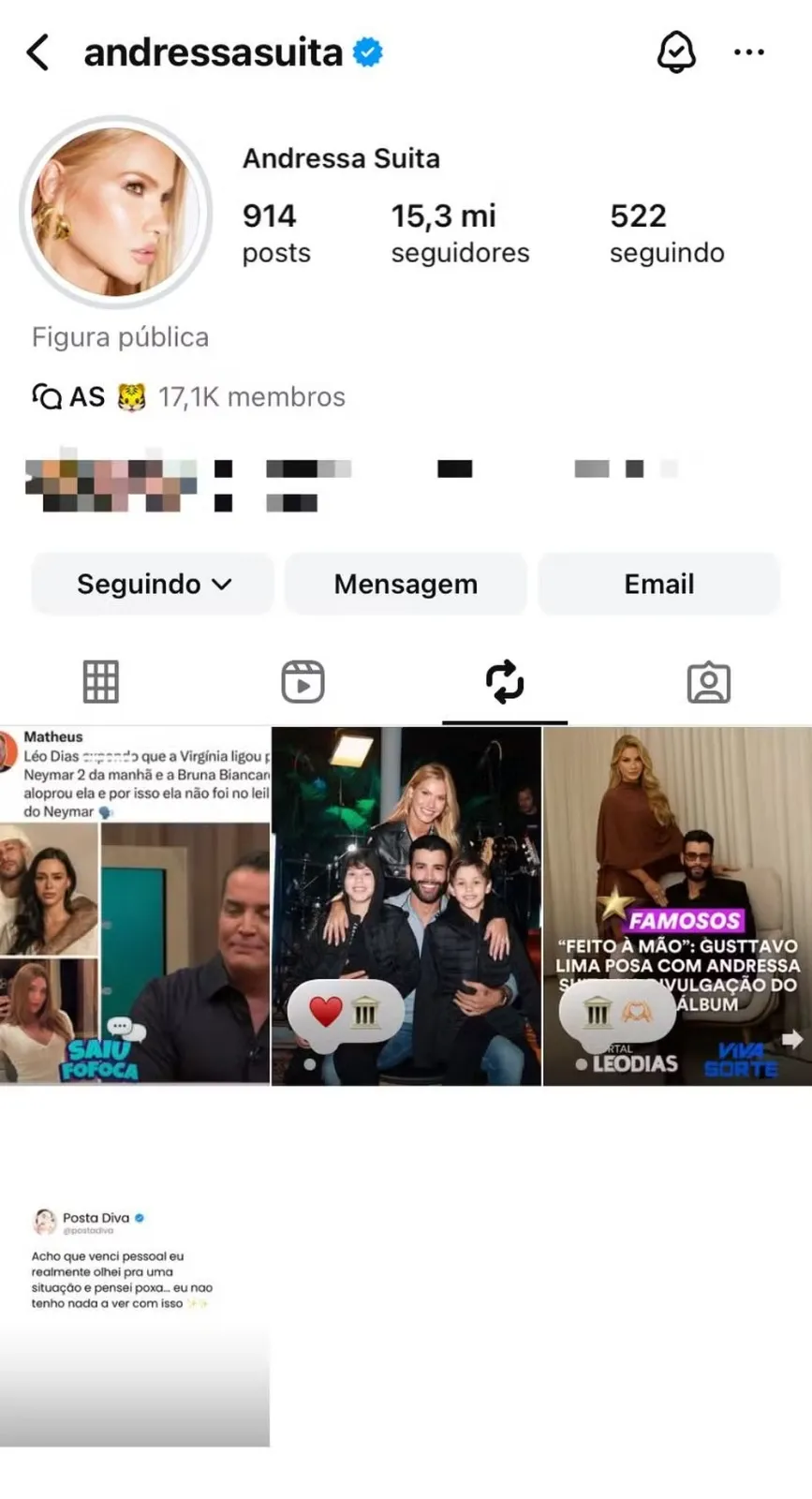 Republicado de Andressa, antes de ser removido