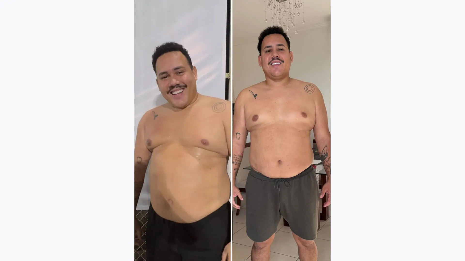 Ex-BBB mostrou os primeiros resultados da mudança de vida