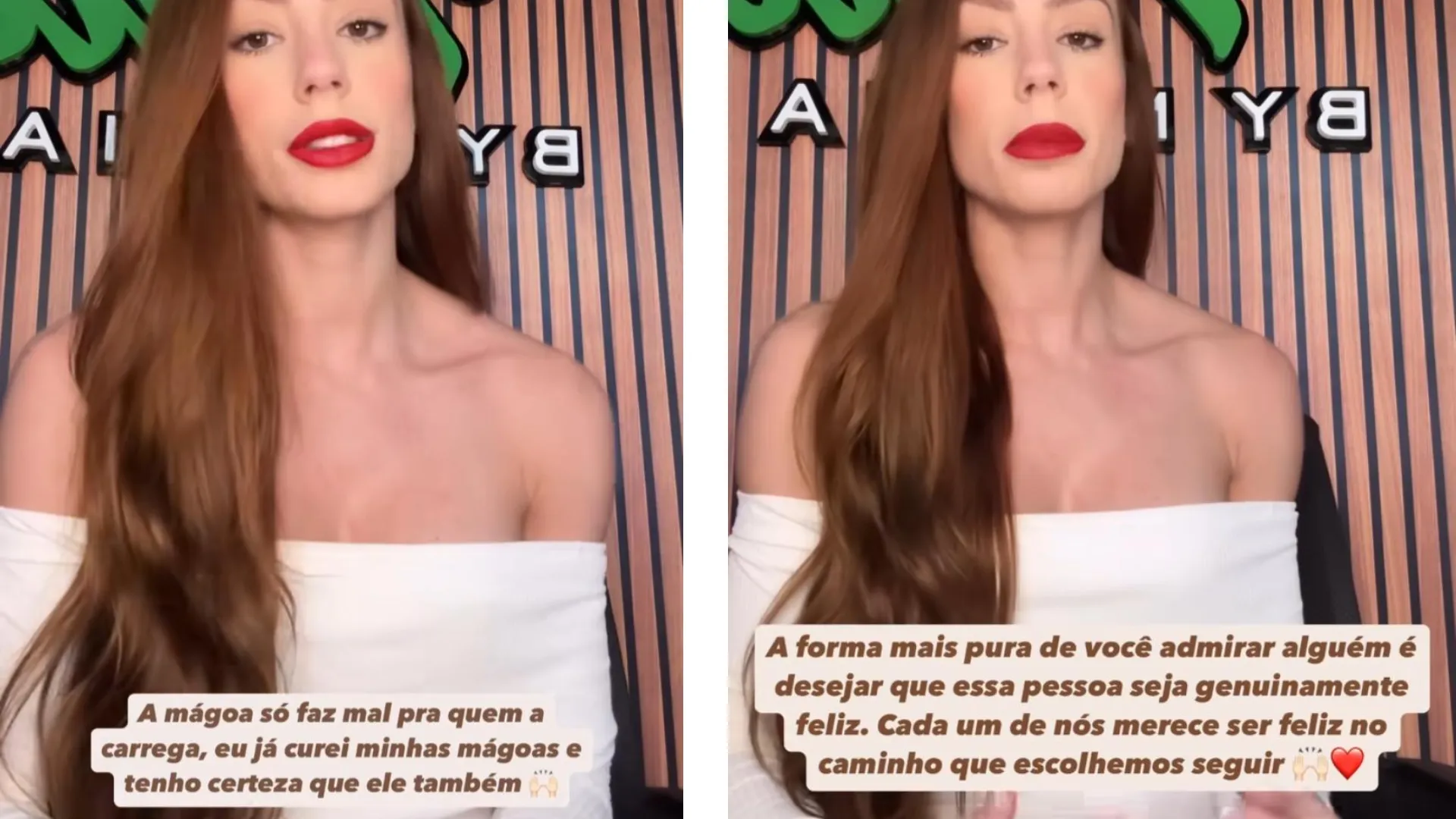Maria Lina através dos storys