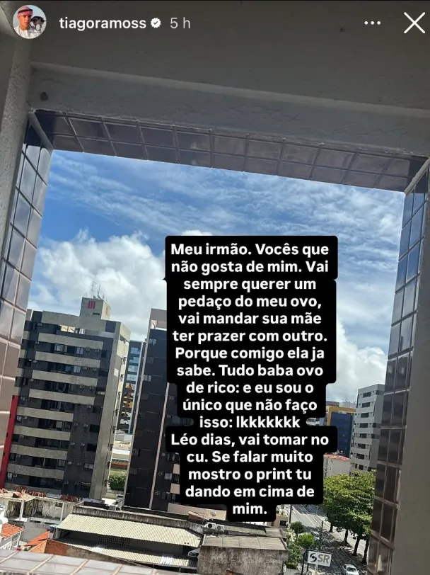 Imagem ilustrativa da imagem Ex-padrasto de Neymar afirma ter prints contra Léo Dias