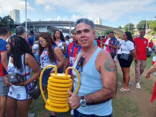 Maxi Alberto, torcedor do Bahia