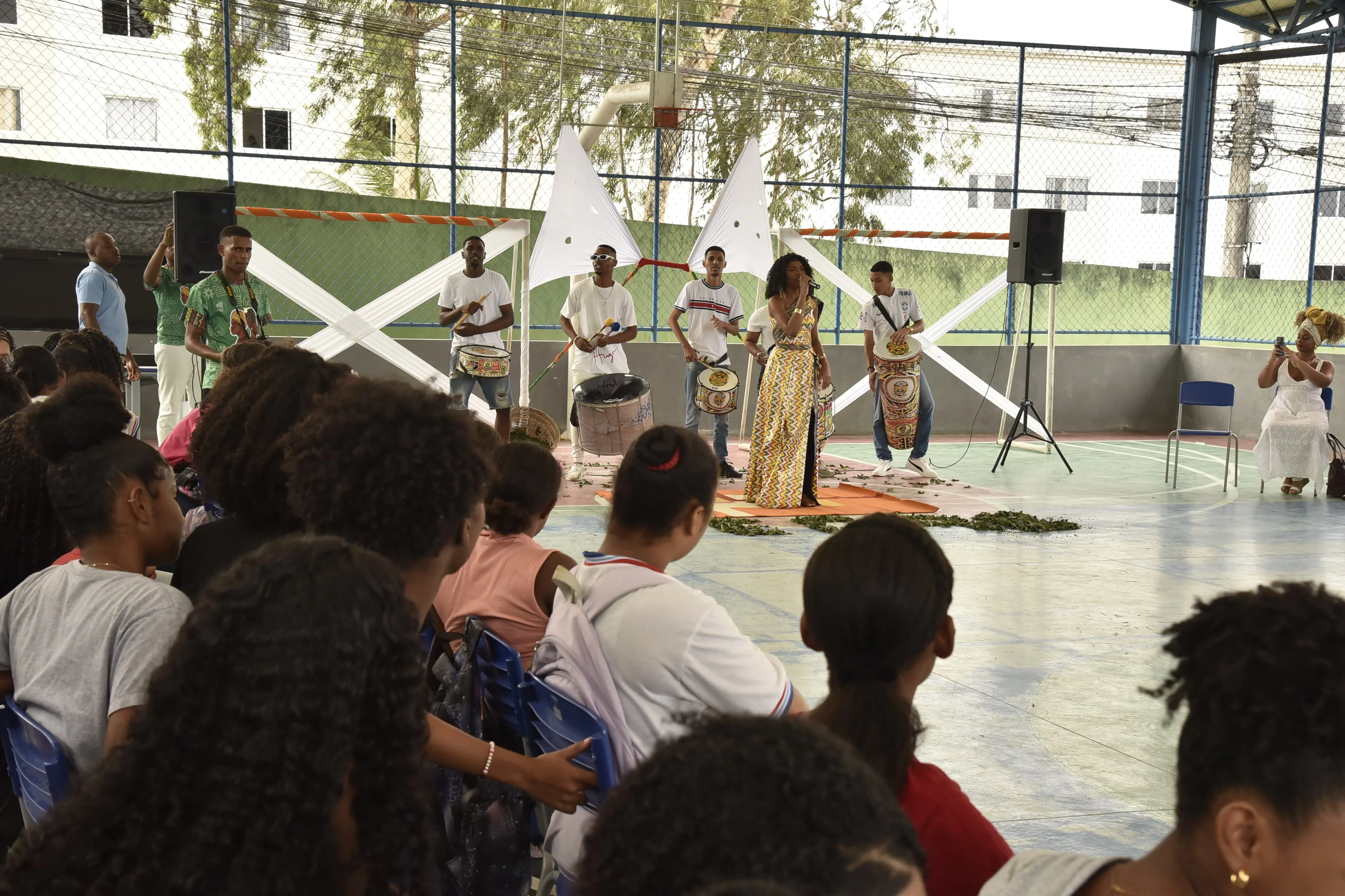 Imagem ilustrativa da imagem Festival da Cultura Afro-Brasileira 'invade' colégio na Fazenda Grande