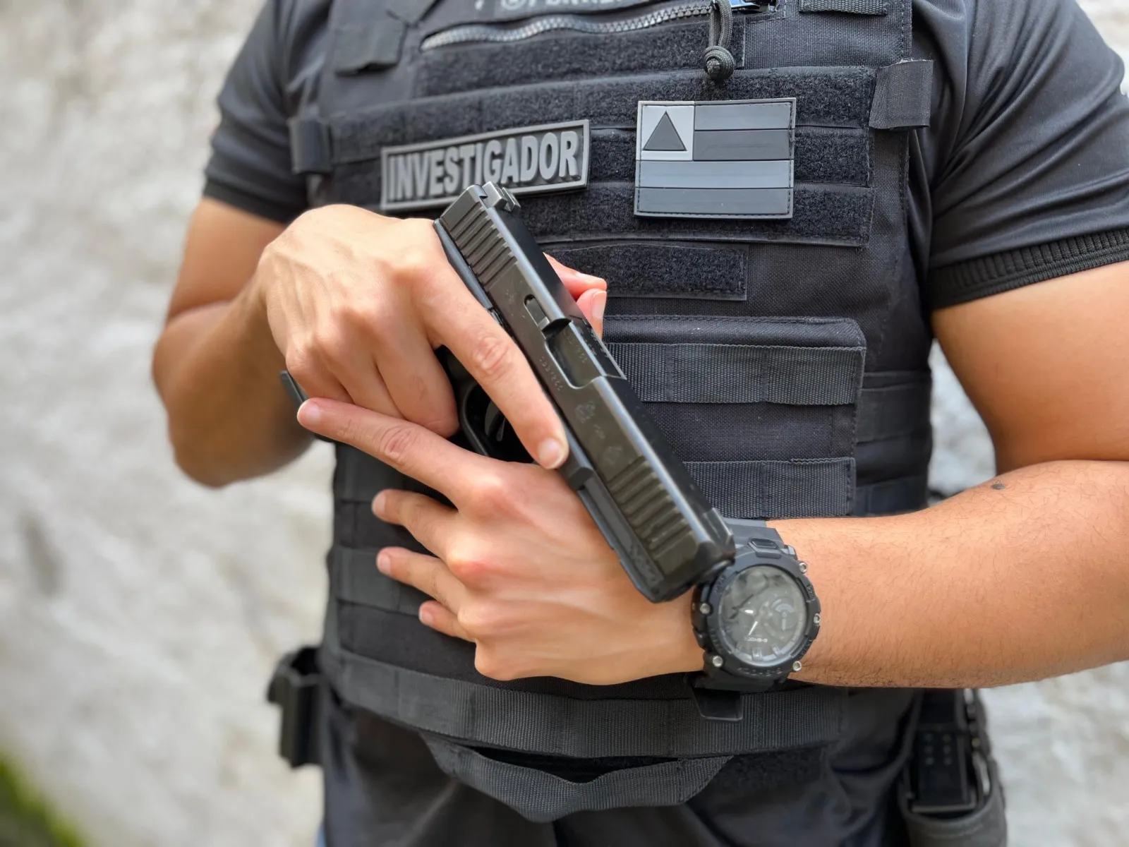 Polícia segue as investigações