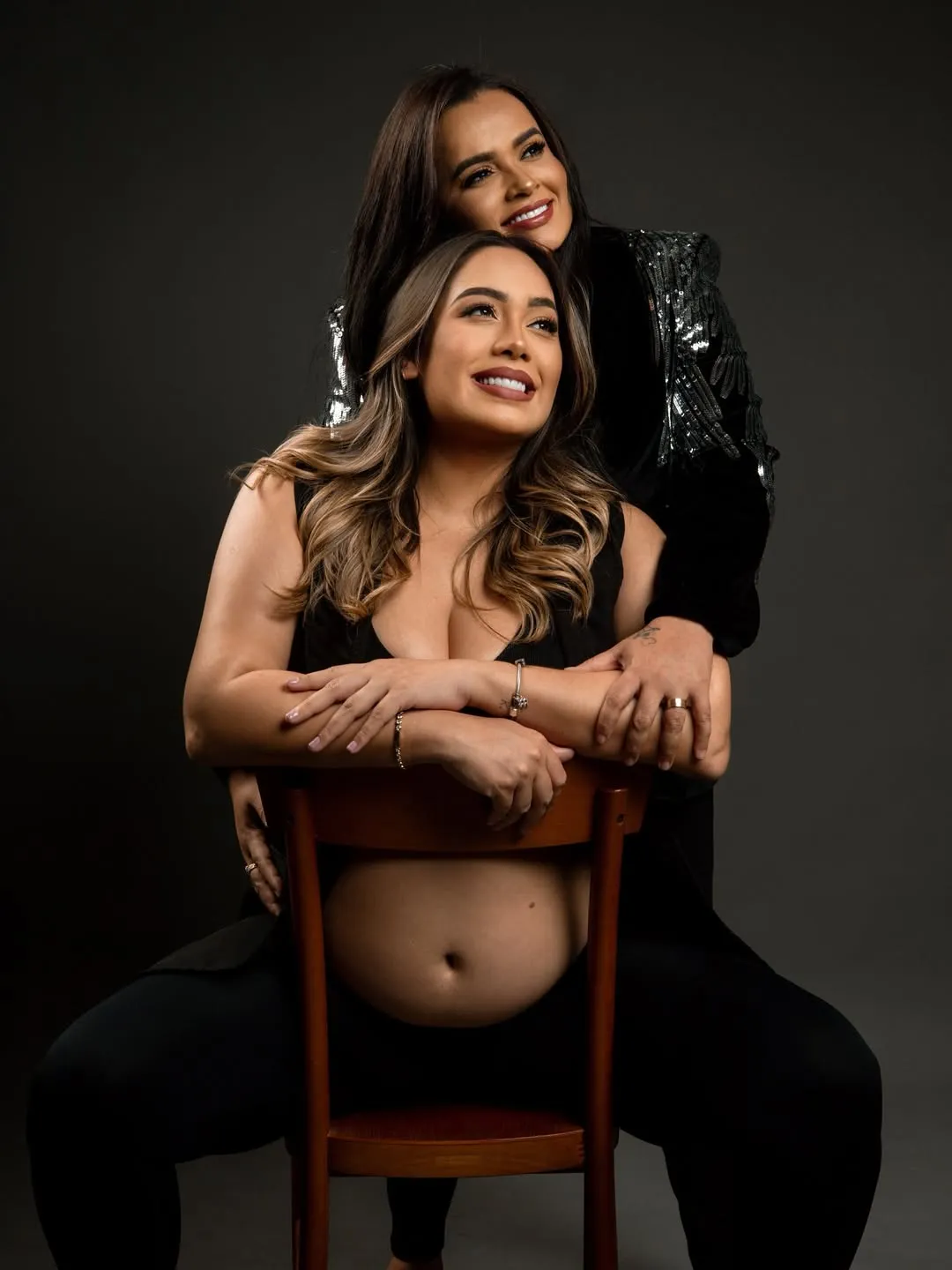Klessinha e a esposa Erika Serejo