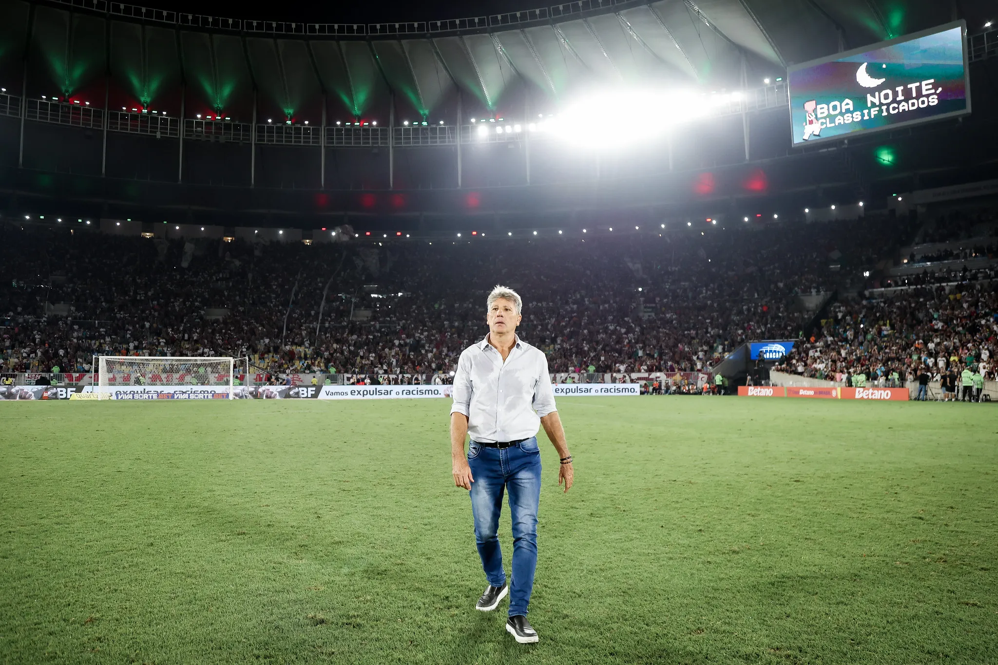 Comandante tricolor tirou onda com o time baiano