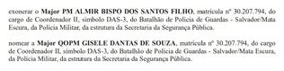 Imagem ilustrativa da imagem Major flagrado com materiais proibidos em presídio baiano é exonerado