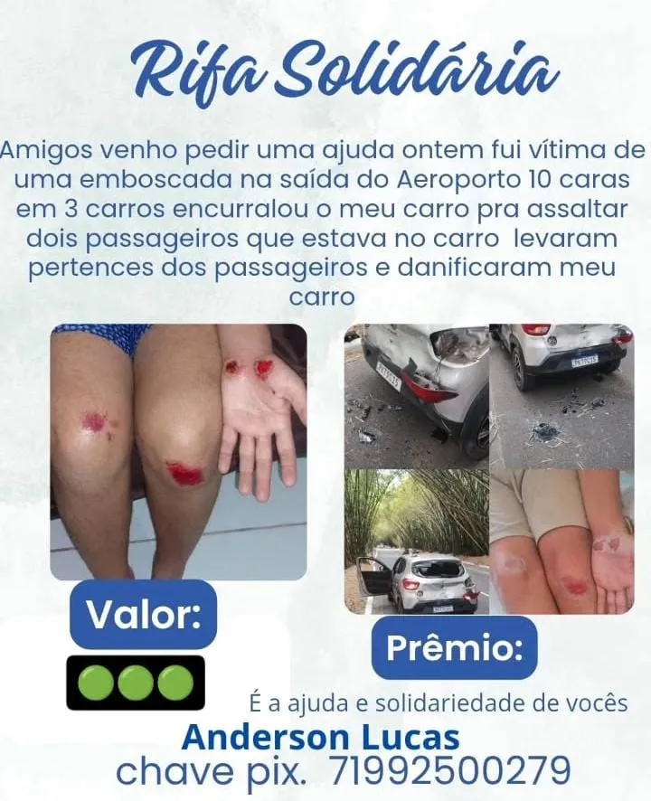 Imagem ilustrativa da imagem "Meu filho depende de mim", desabafa motorista vítima de emboscada