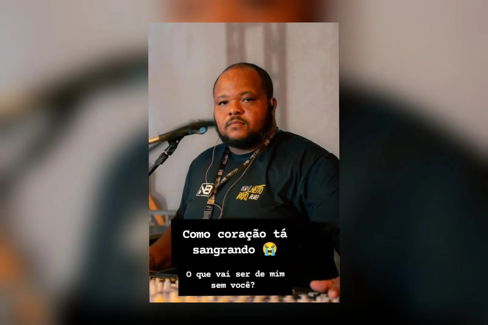 Imagem ilustrativa da imagem Netto brito compartilhou video com produtor horas antes de acidente