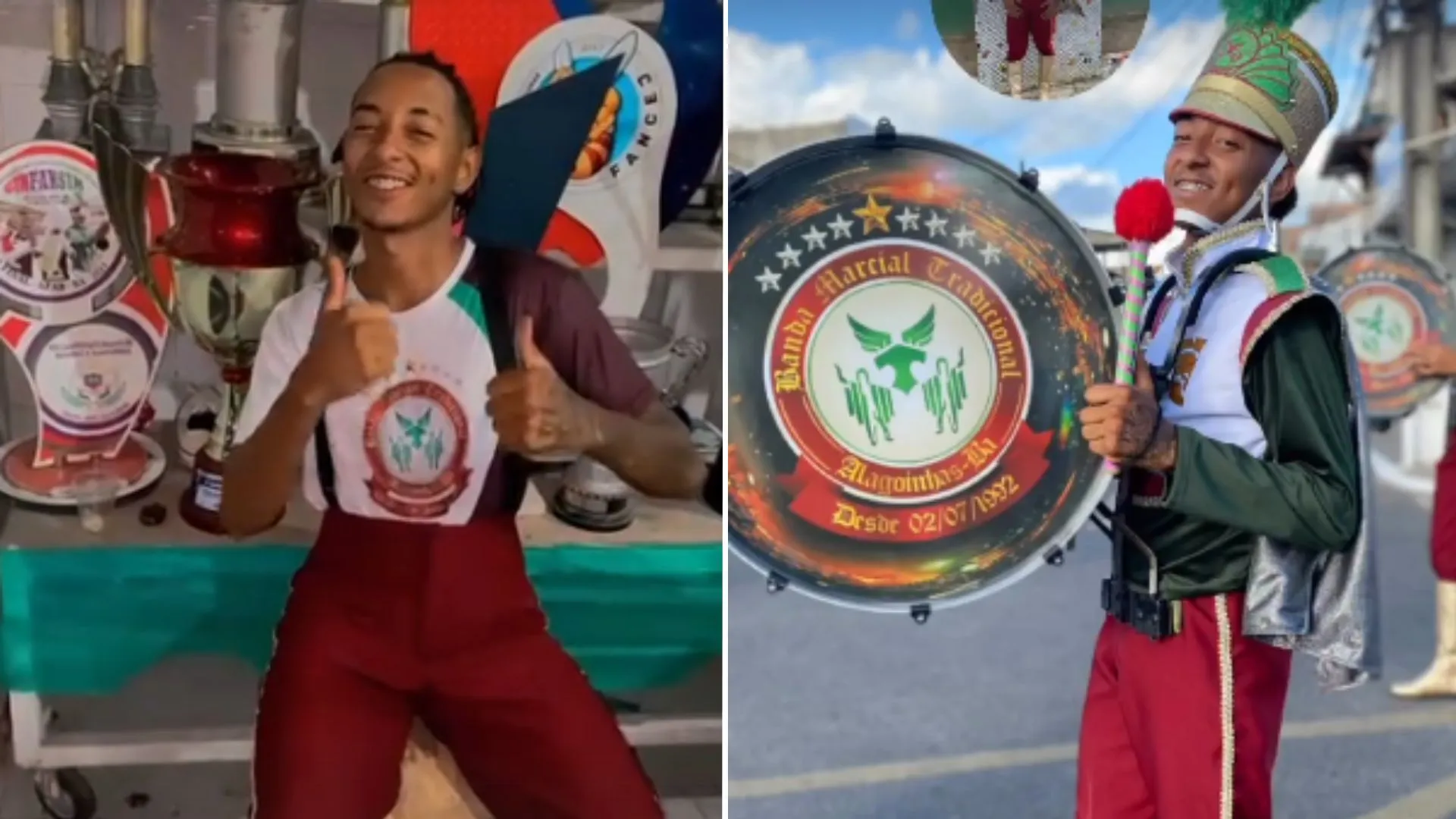 Artista já participou da Banda Marcial Tradicional de Alagoinhas