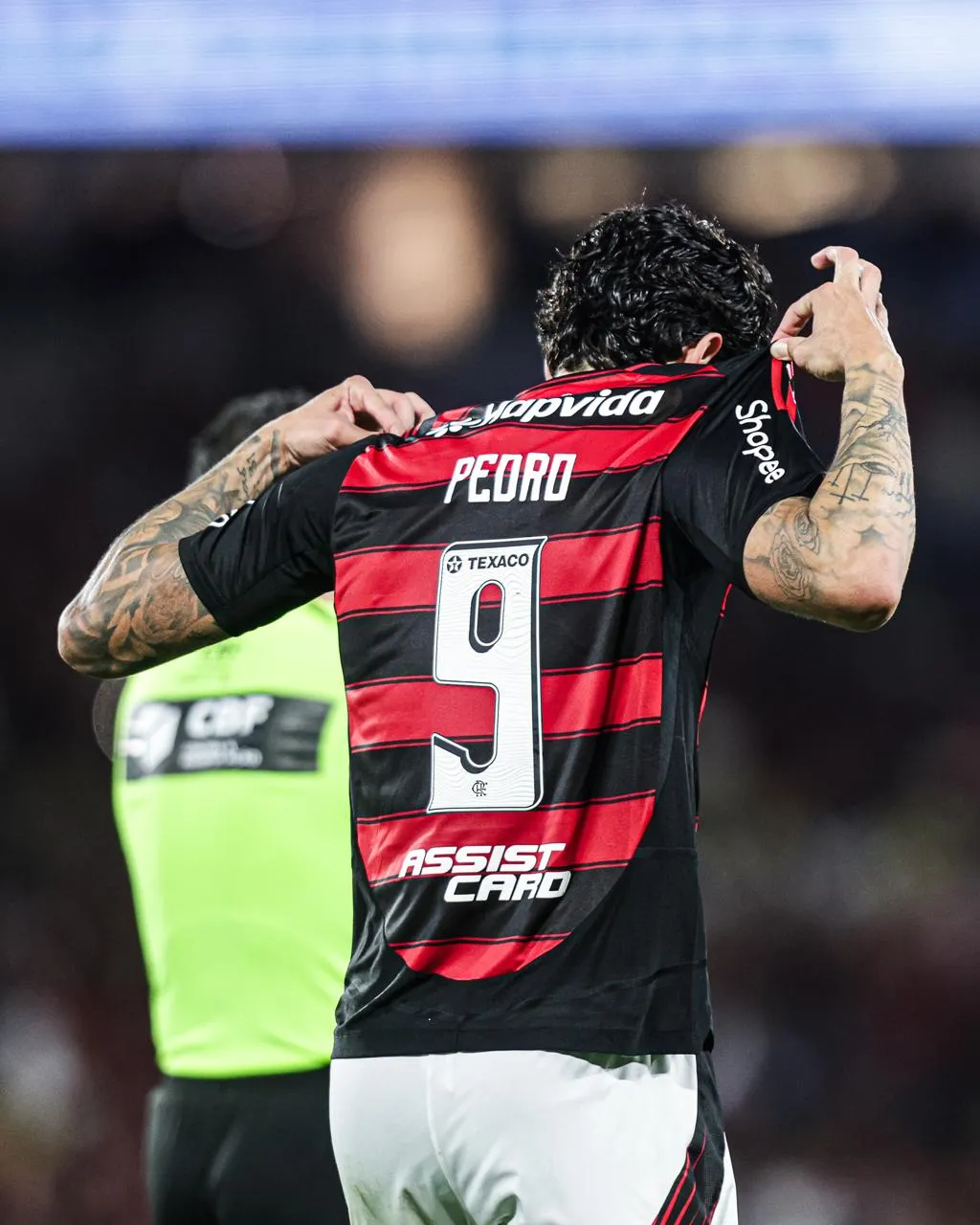 Pedro meteu um hat-trick