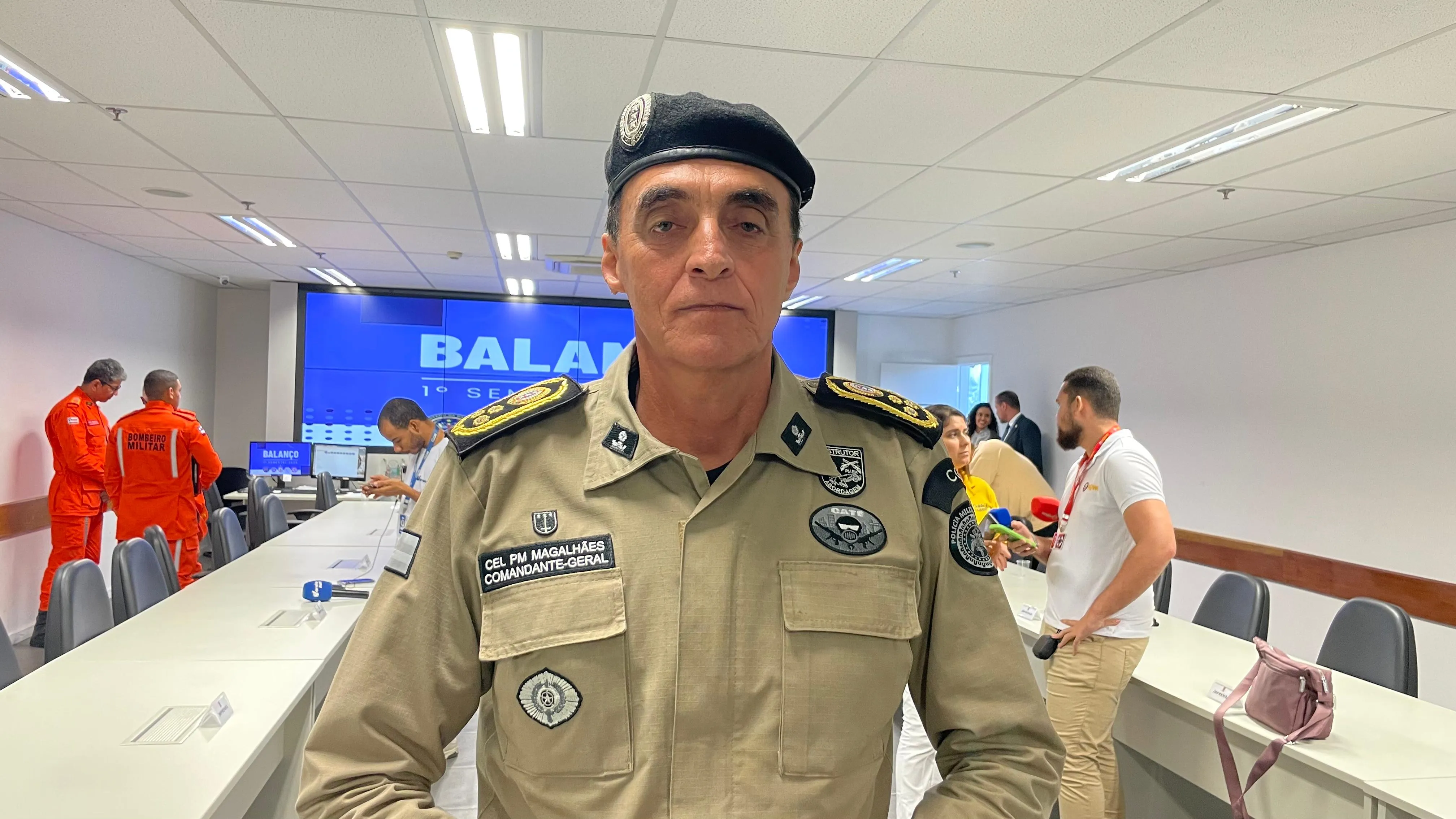Comandante-geral da Polícia Militar da Bahia, coronel Antônio Carlos Silva Magalhães