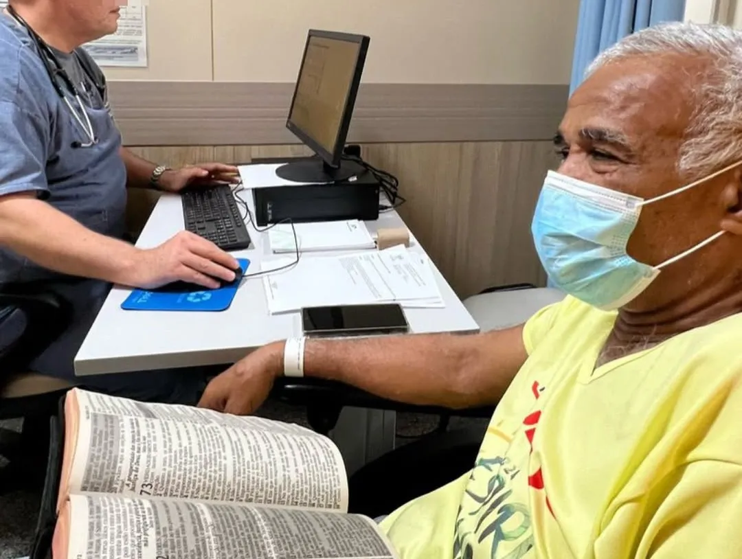 Isidório passou por atendimento especializado e foi diagnosticado com nasofaringite