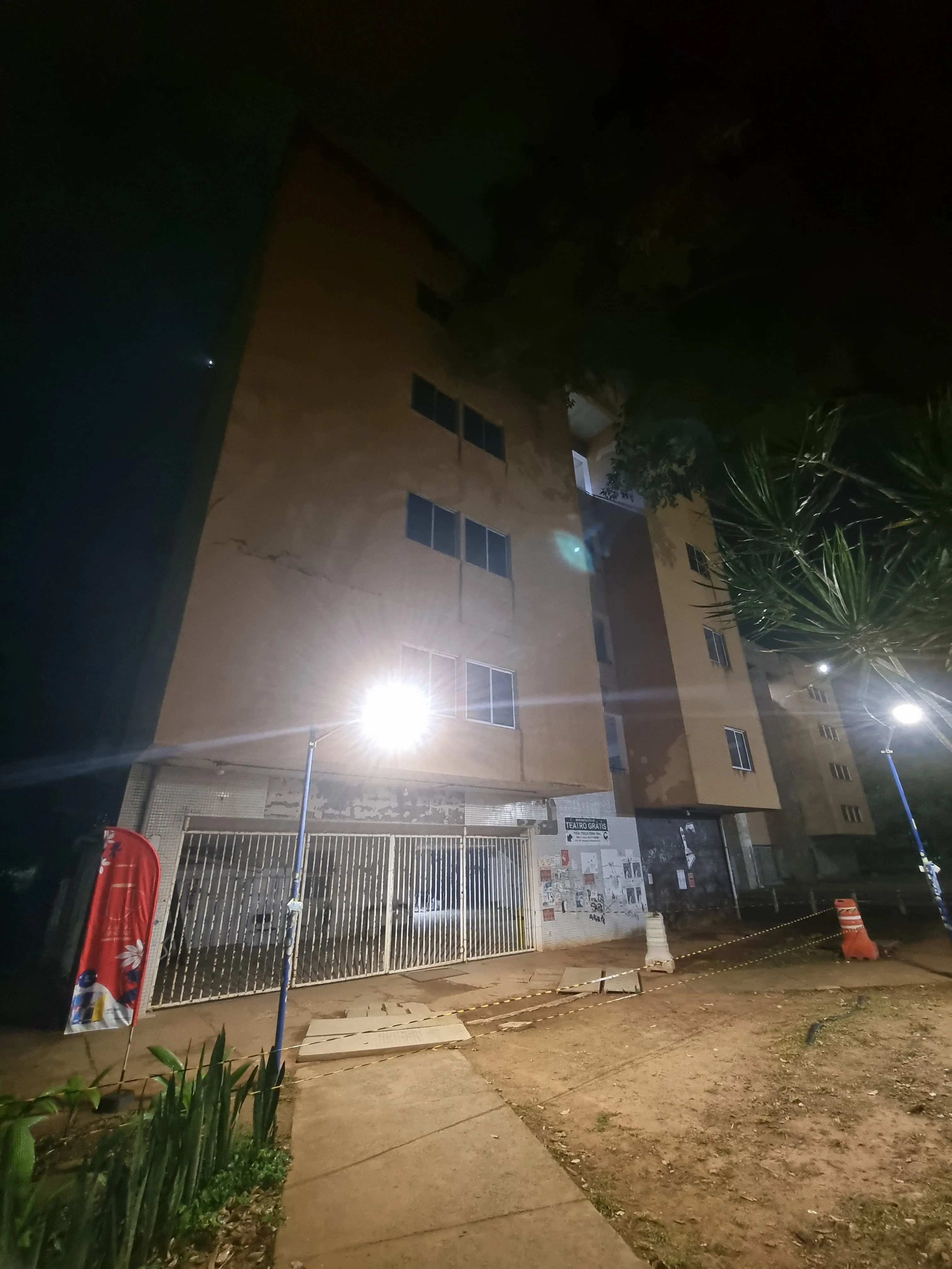 Fachada do PAF V corre riscos de desmoronamento