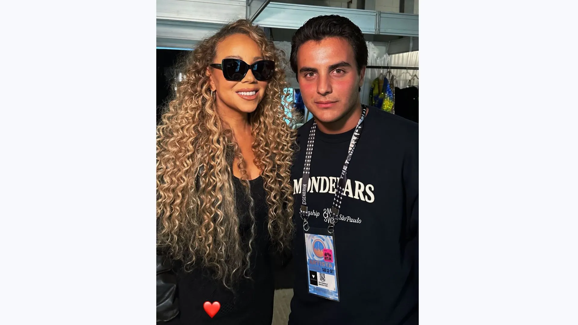 Filho de Ivete Sangalo, Marcelo tietou Mariah Carey