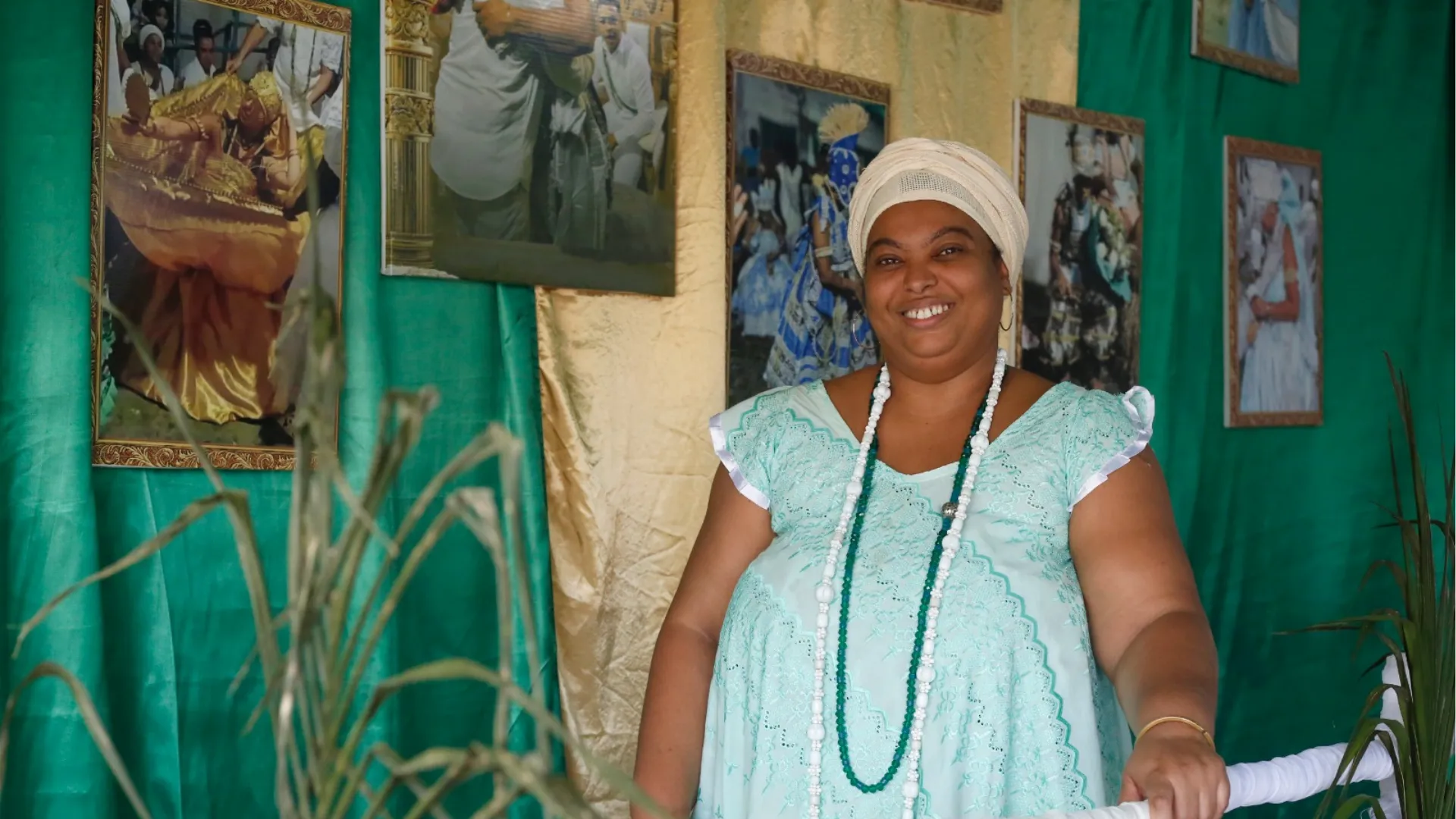 Daniela, Mãe de Santo do terreiro Unzo Mutalambô Kissibe Viva Deus Neto
