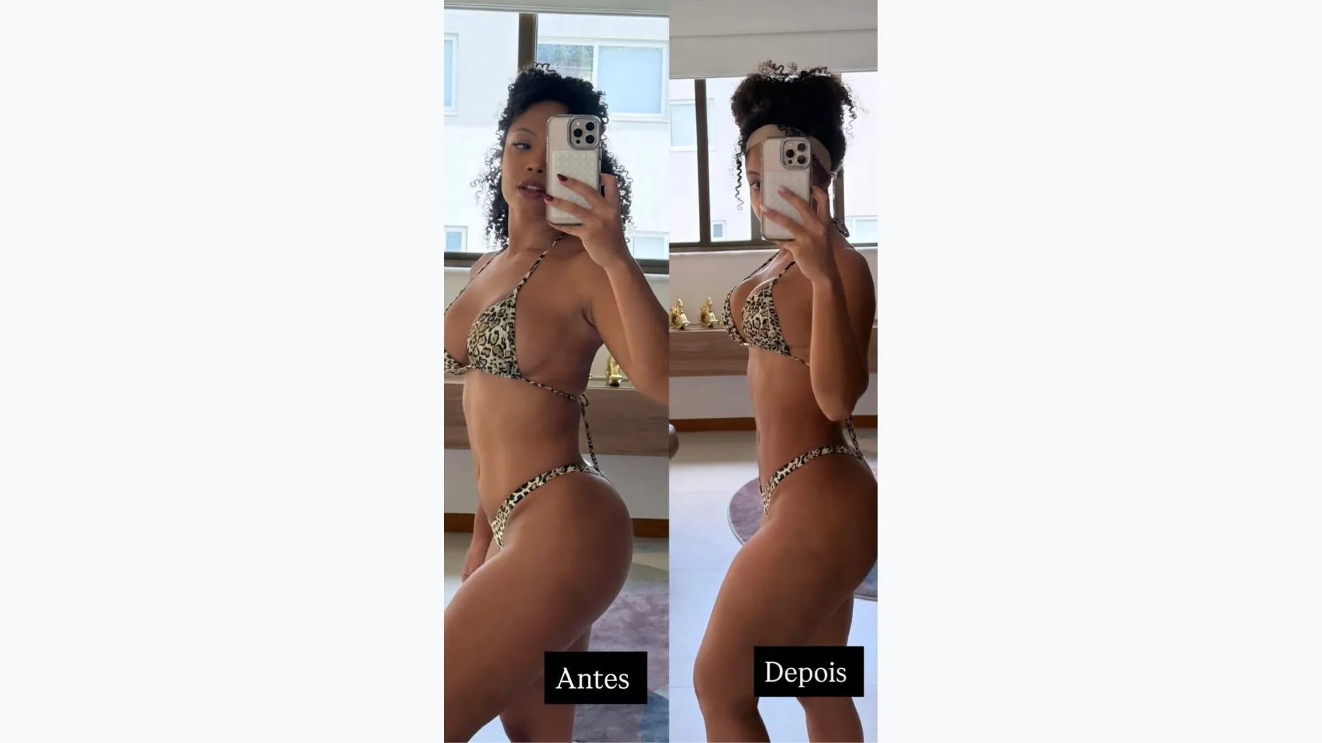 Antes e depois de Rafa Moreira