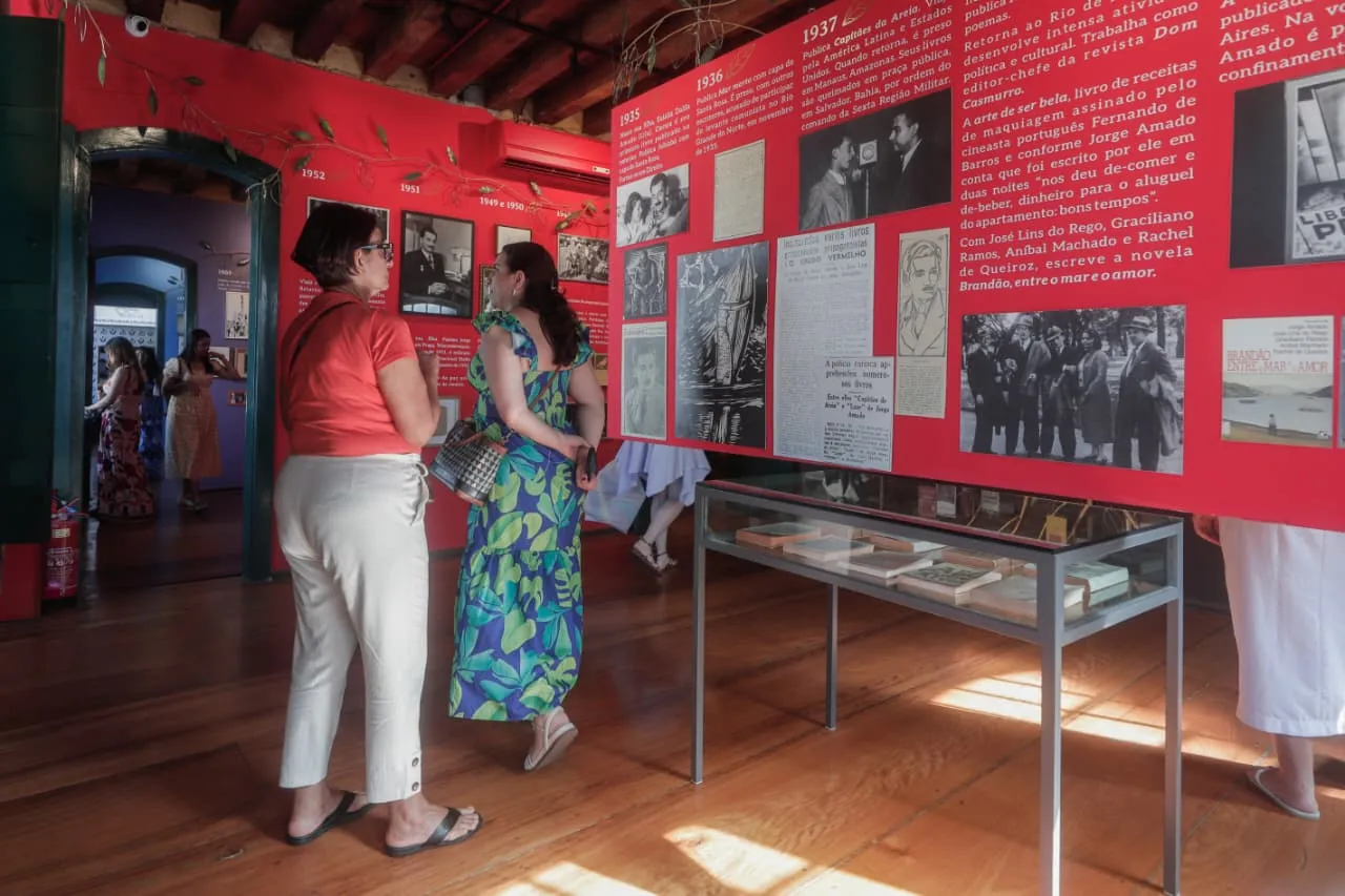 Público na Casa de Jorge Amado