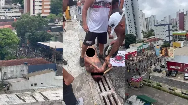 Confronto violento entre as torcidas do Sport e Santa Cruz, em 2024