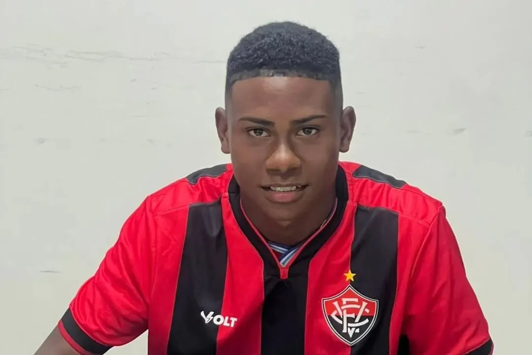 Luis Gustavo, mais conhecido como Sabará, novo reforço do Vitória Sub-15