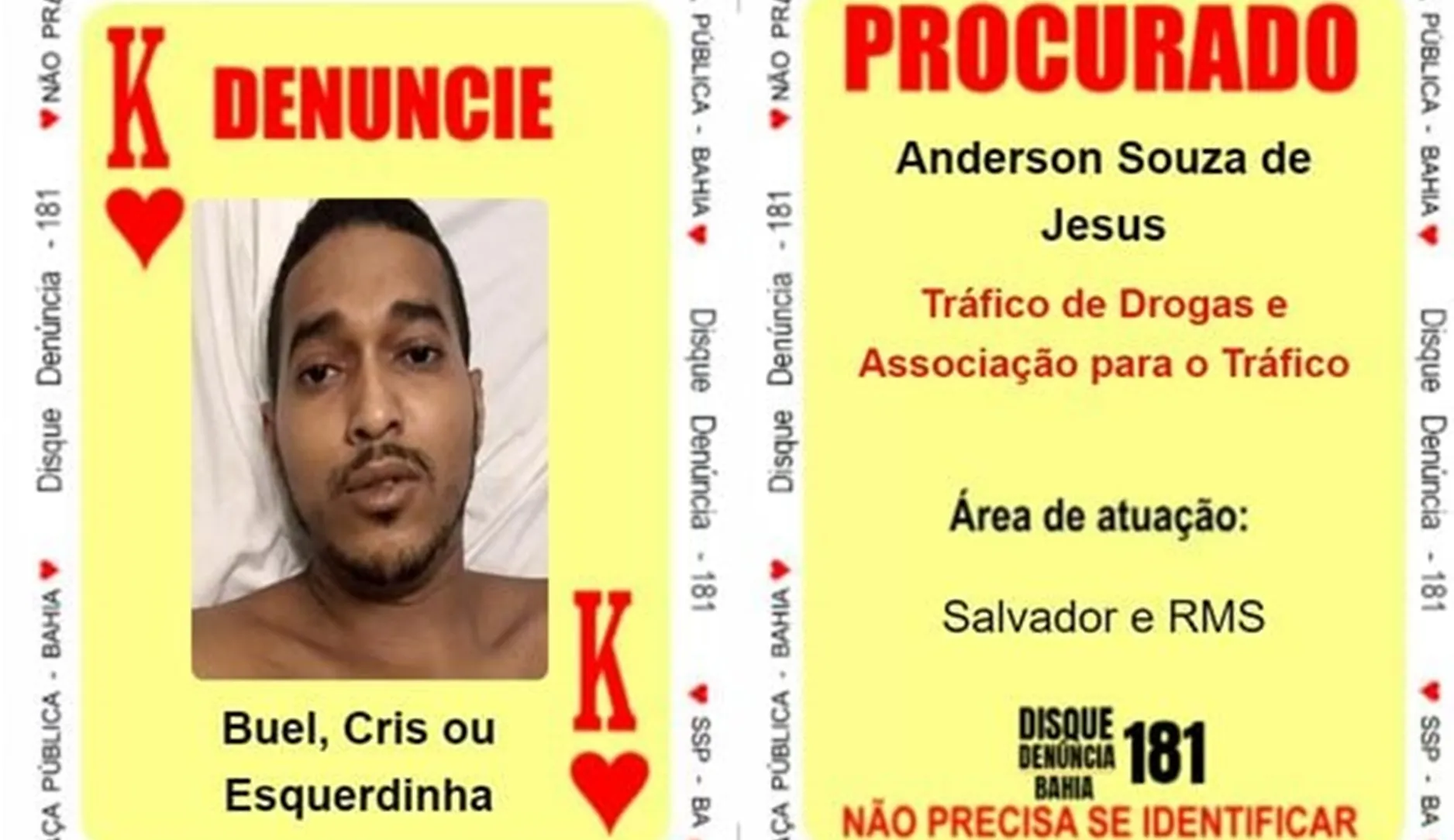 Buel comanda áreas como Tancredo Neves, em Salvador, e está foragido