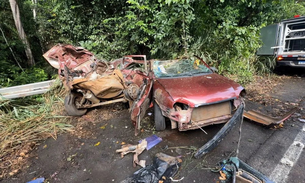 Todos no veículo morreram na hora