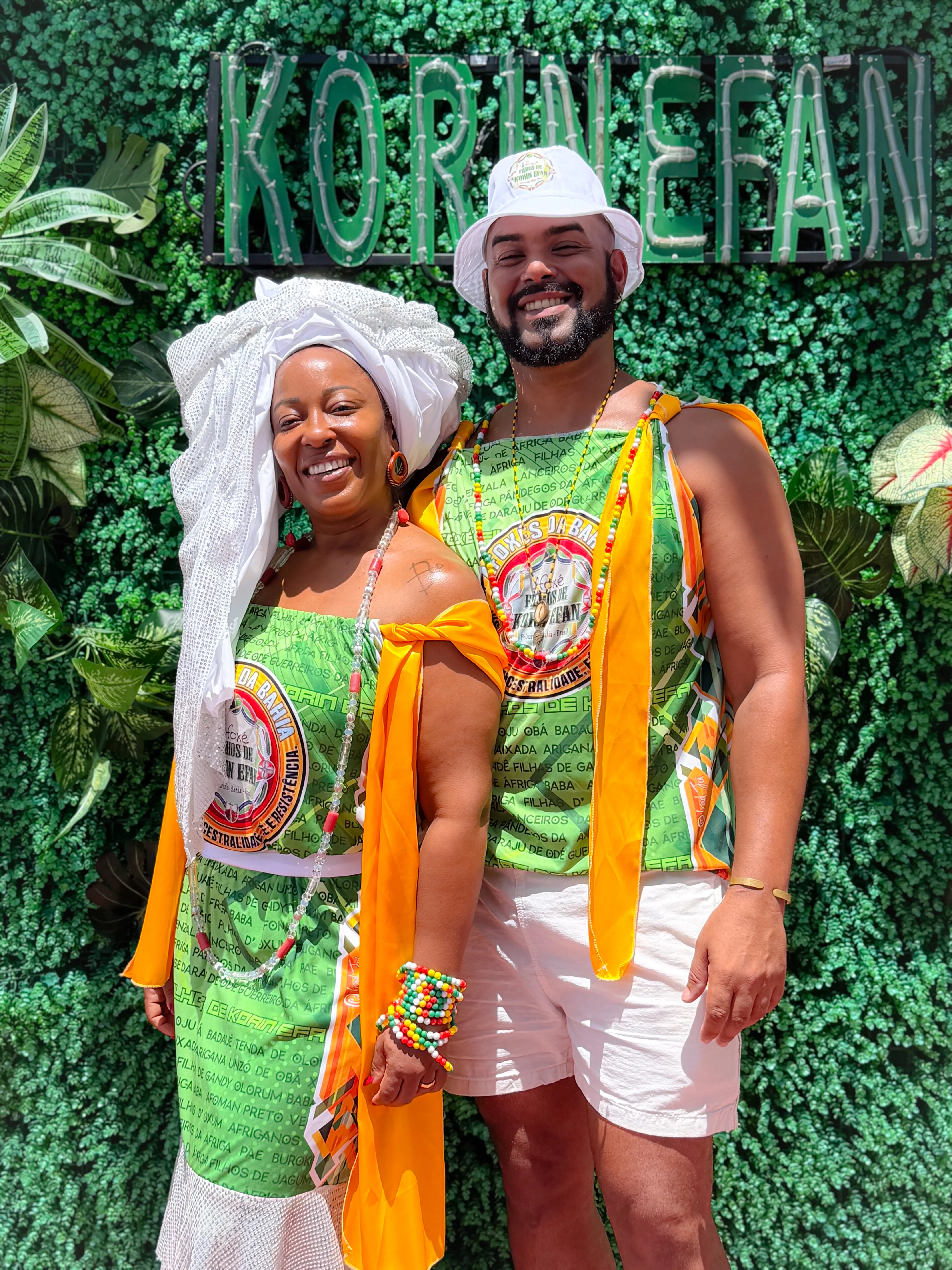 Imagem ilustrativa da imagem Afoxé Filhos de Korin Efan lança tema e abadá do Carnaval com Tia Má