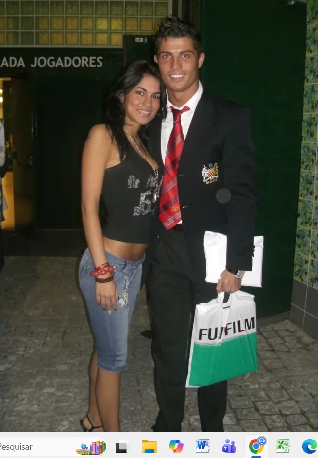 Eliza Samudio e Cristiano Ronaldo