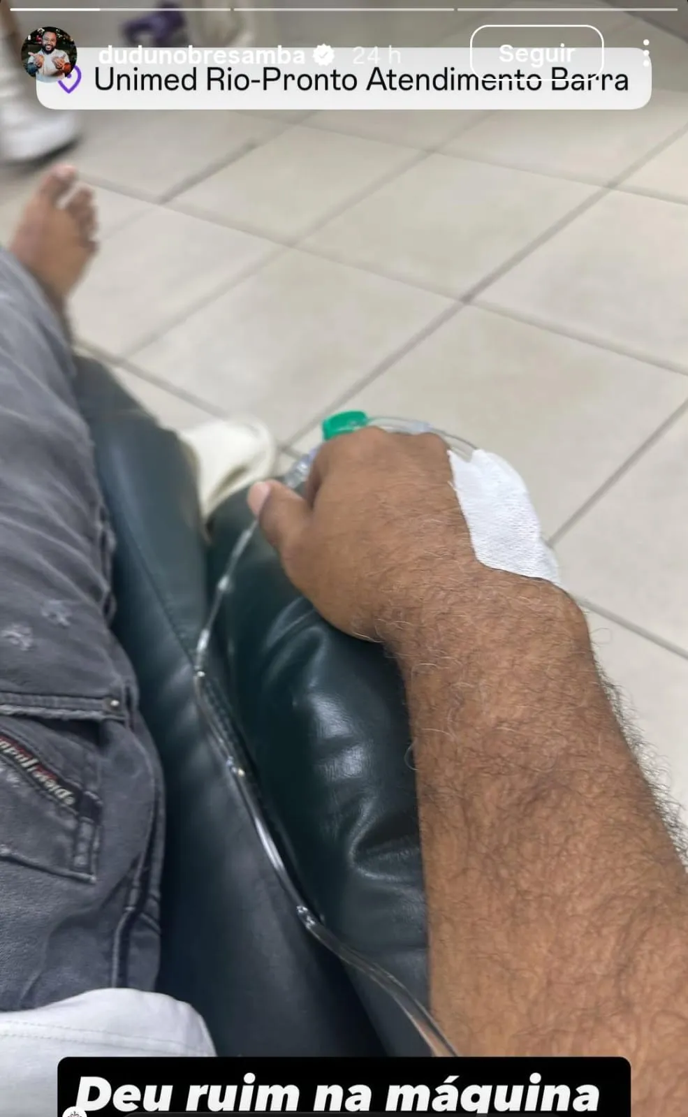 Imagem ilustrativa da imagem Após ser internado, Dudu Nobre tem agenda de shows cancelada